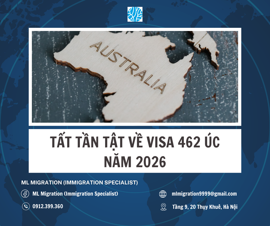 Tất tần tật về visa 462 Úc năm 2026