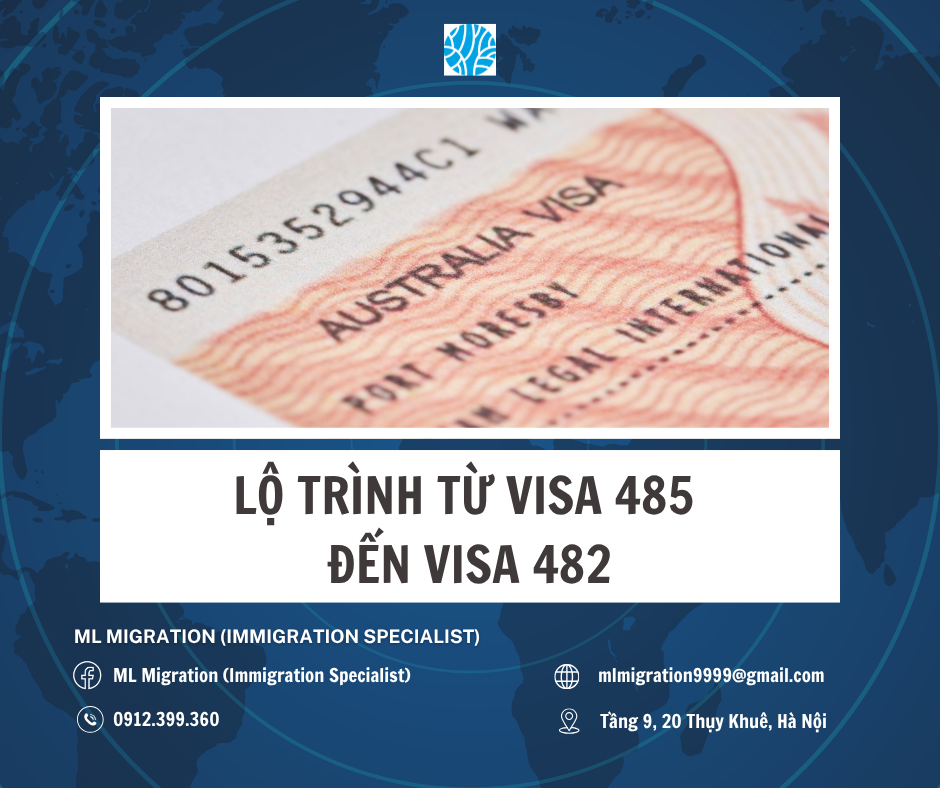 Điều kiện đổi từ visa 485 đến visa 482