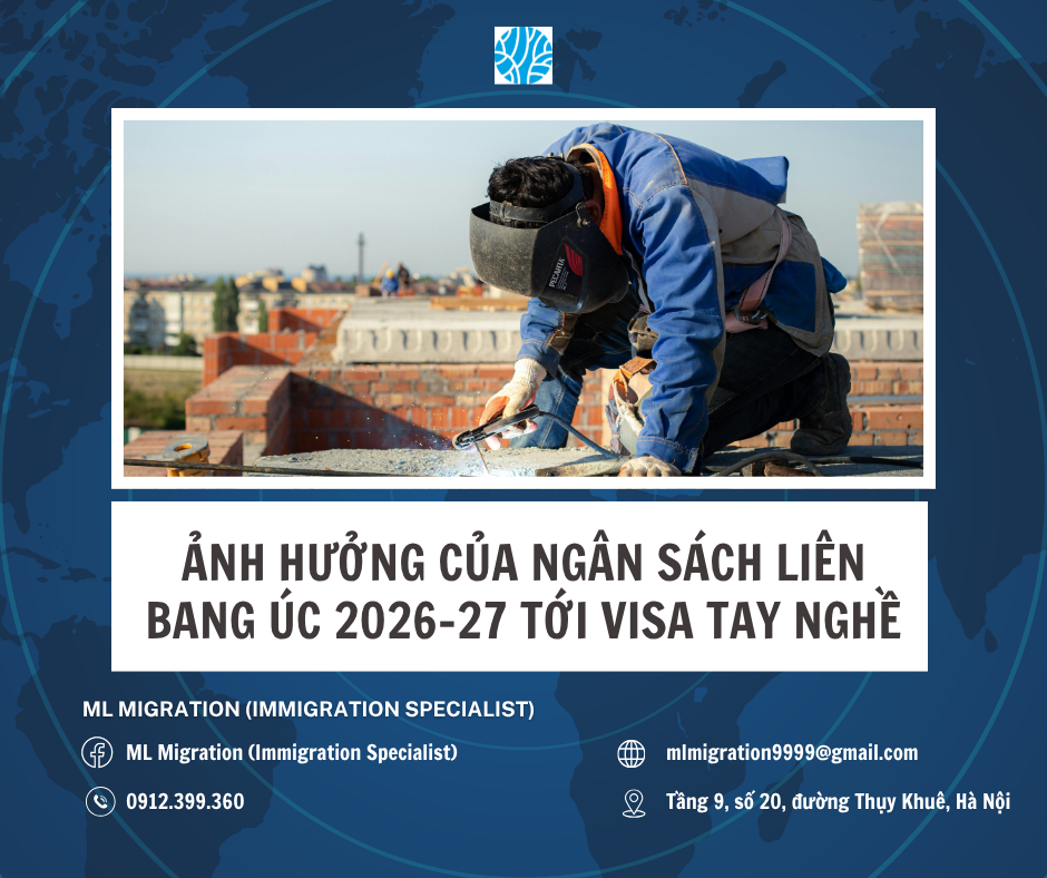 ÚC CÔNG BỐ NGÂN SÁCH 2026-27: VISA TAY NGHỀ ẢNH HƯỞNG NHƯ THẾ NÀO?